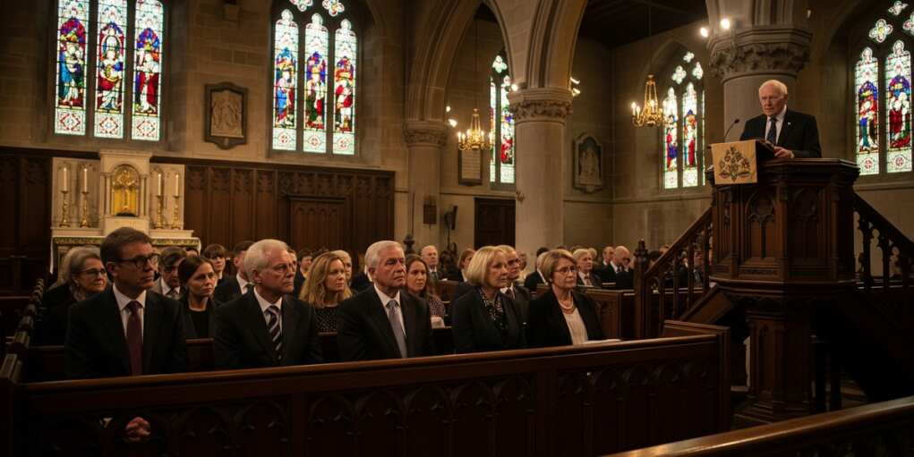 Biden Triggers Gasps Of Horror At Funeral