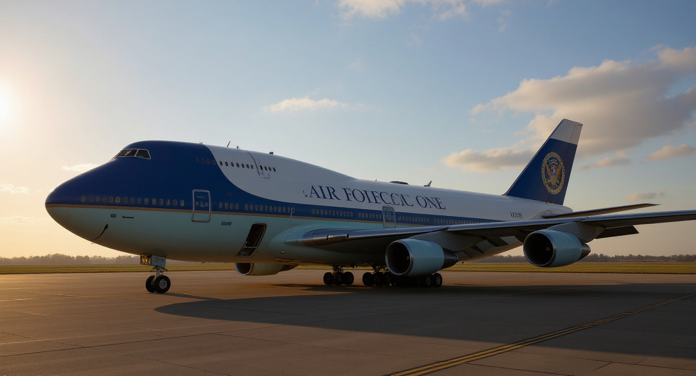 Trump Takes the Greatest Plane Ever Built for a Spin While Biden's Version Sits Unfinished Until 2028